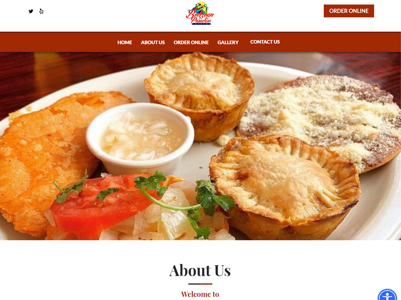 Single Page Template
